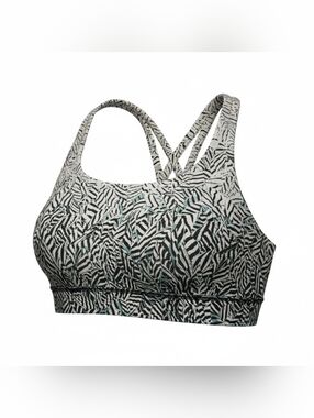lululemon athletica Dazzle Energy Zebra-Print Strappy Athletic Sports Bra 4